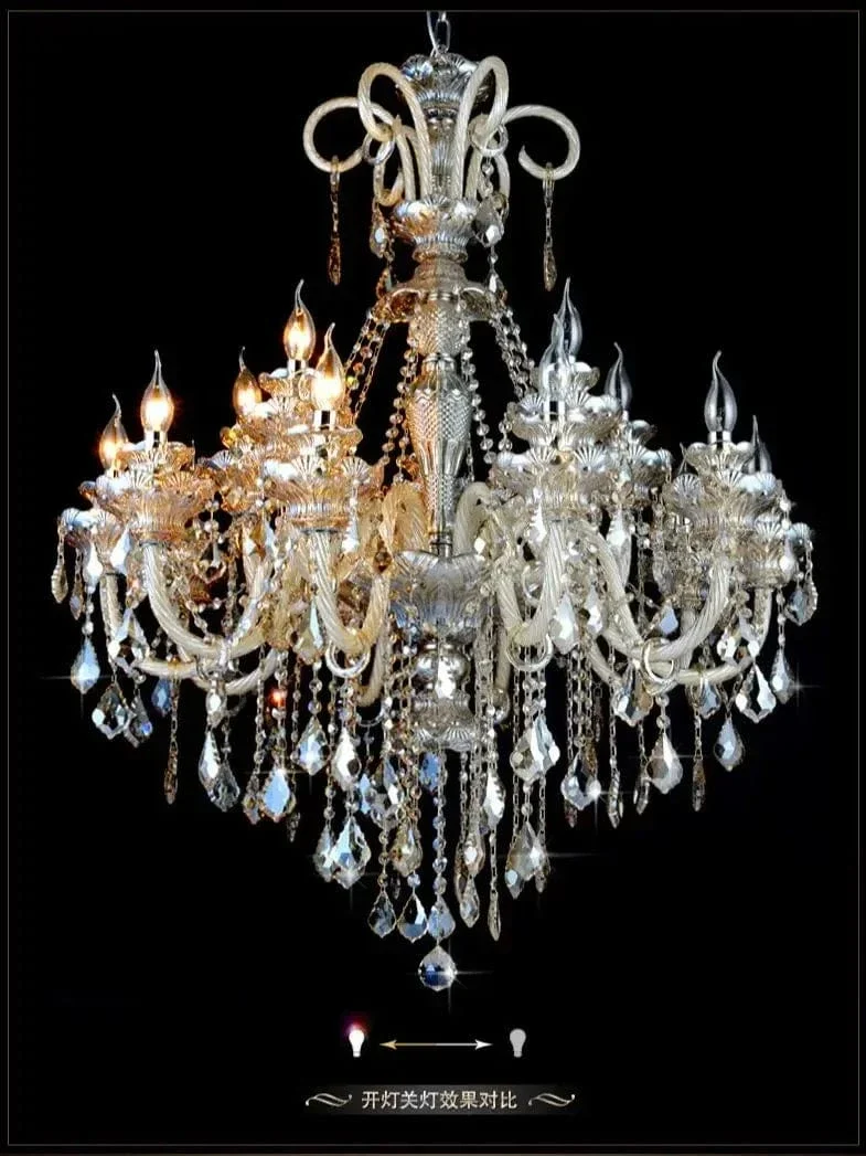 Lustre Chandelier Dore