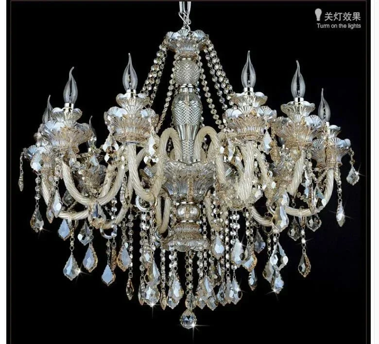 Lustre Chandelier Dore