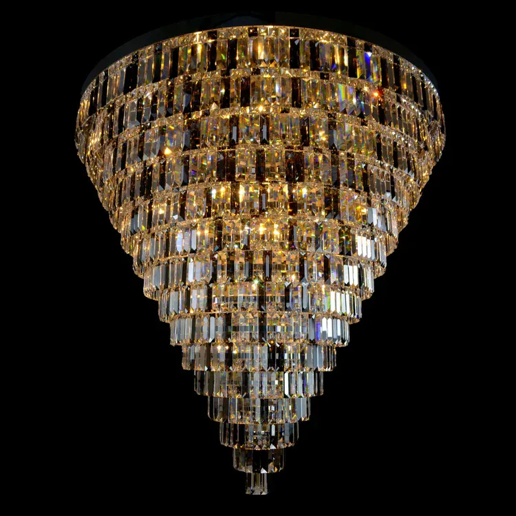 Lustre Luxe pour Hauts Plafonds