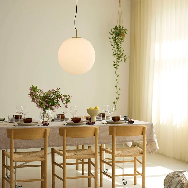 NORA CAFE PENDEL Ø50 OPAL/MESSING