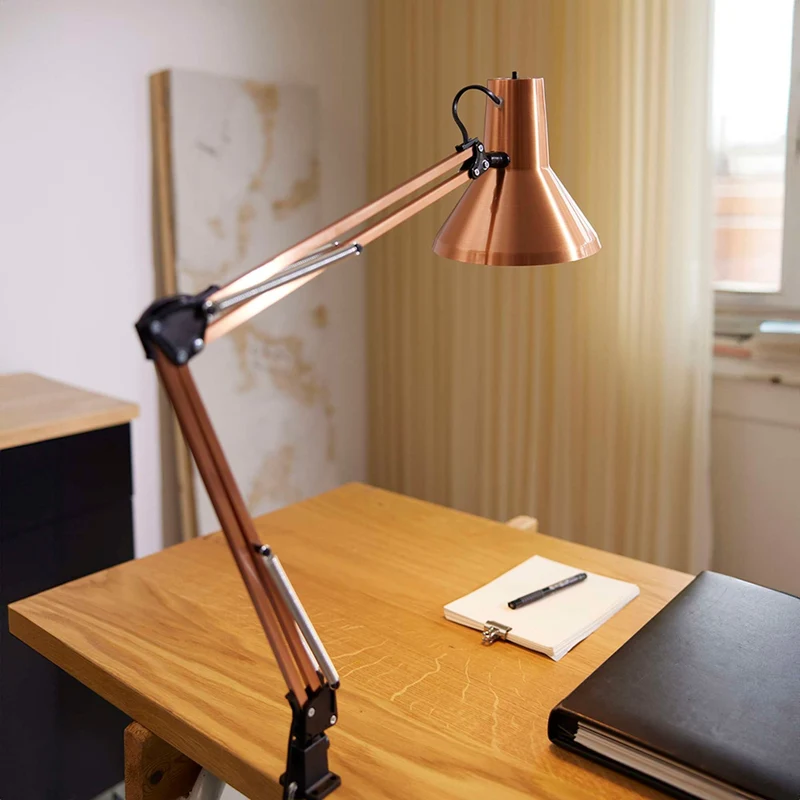 JENSEN ARKITEKTLAMPE BØRSTET KOBBER
