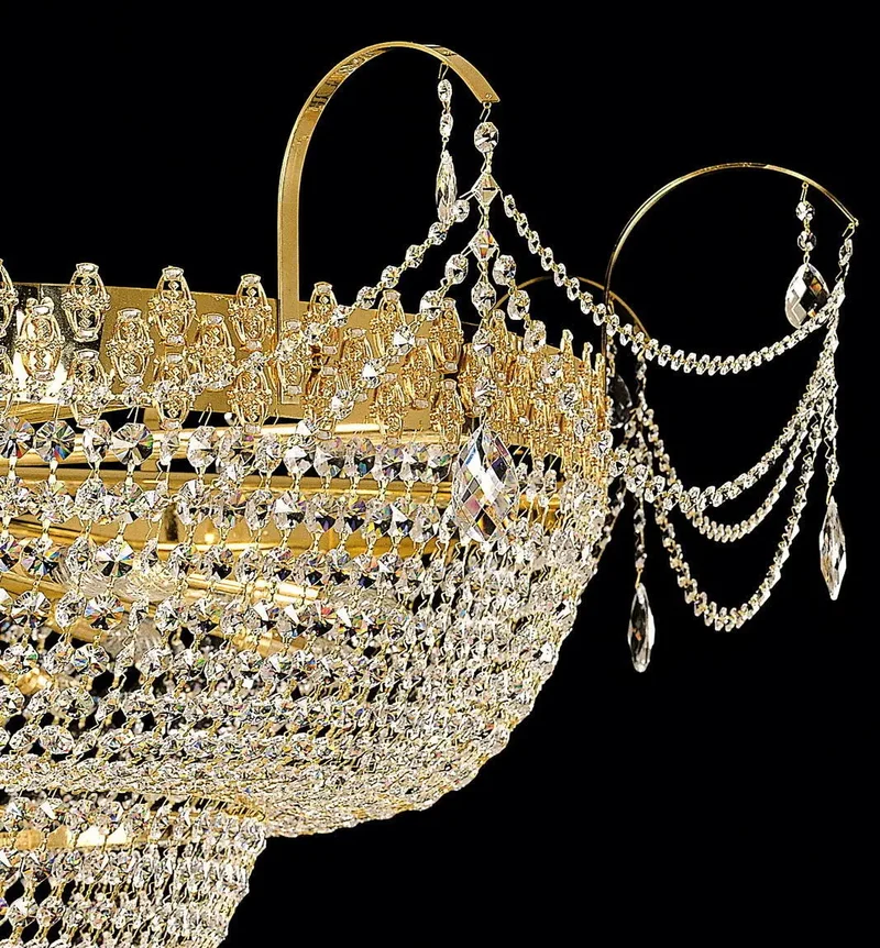 Grand Plafonnier Luxe Européen