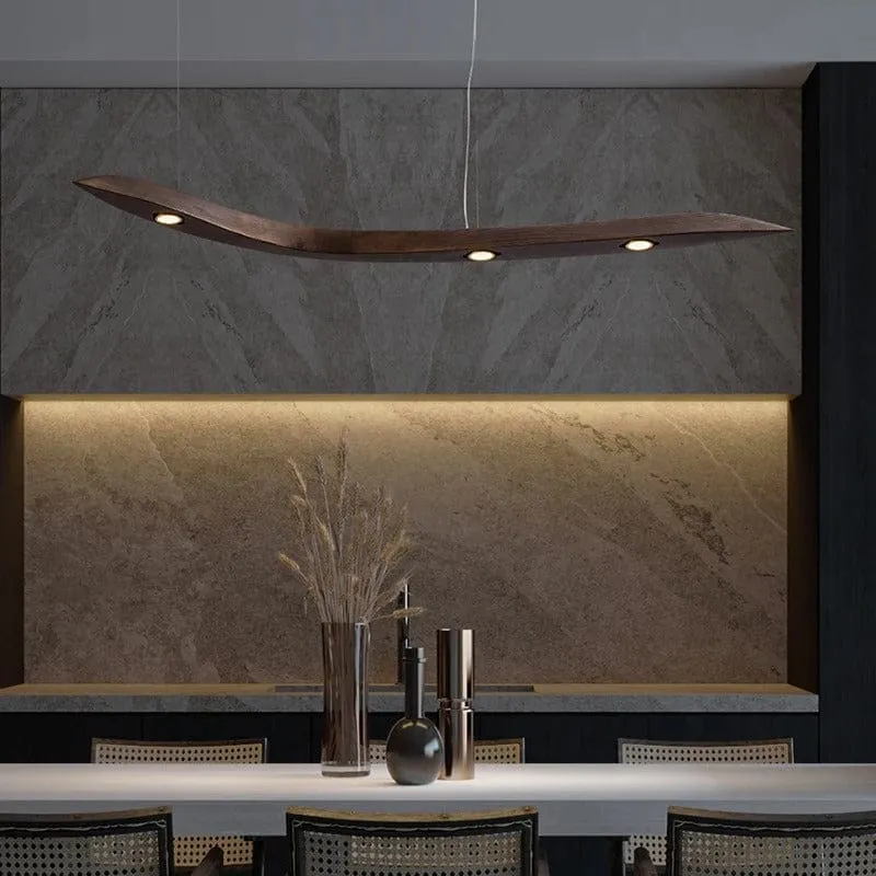Luminaire Suspension Bois Pour Ilot