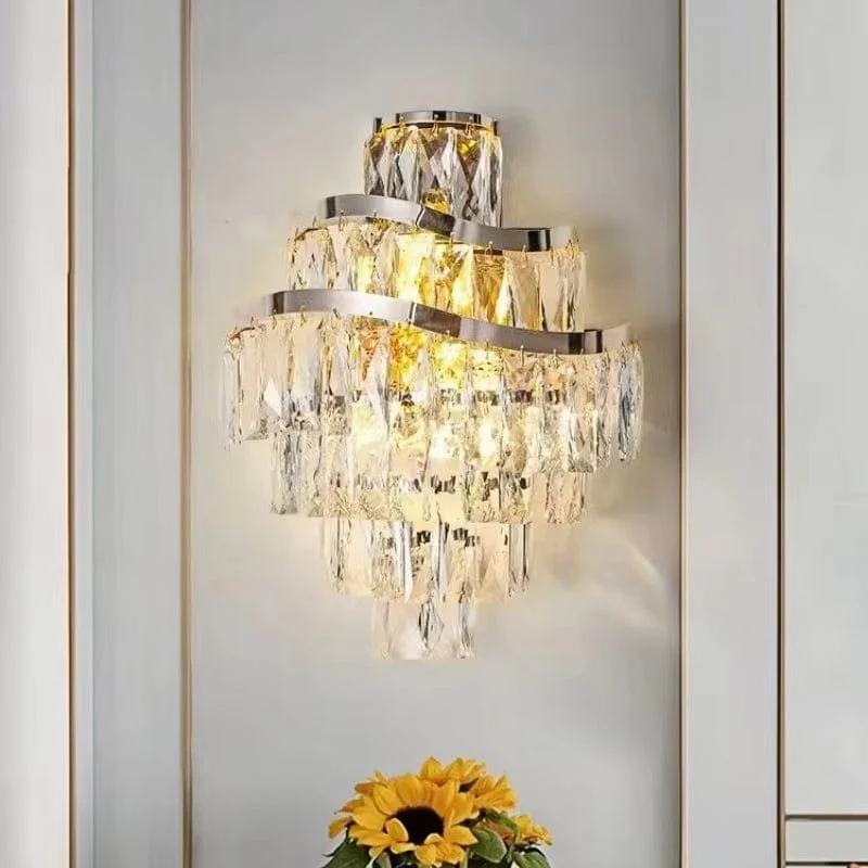 Luminaire mural en cristal