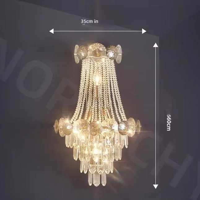 Luminaire mural en cristal