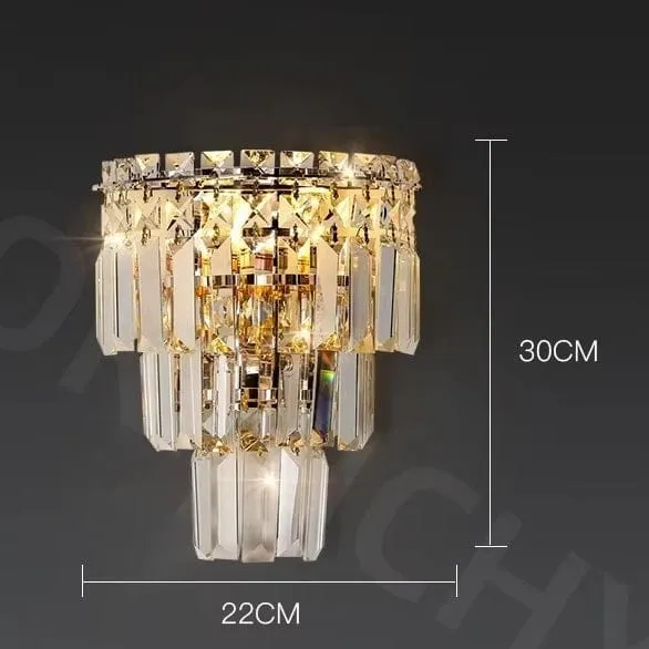 Luminaire mural en cristal
