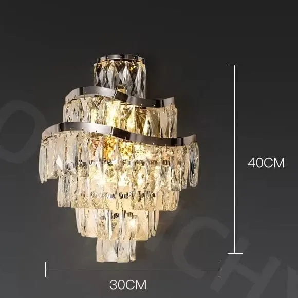 Luminaire mural en cristal