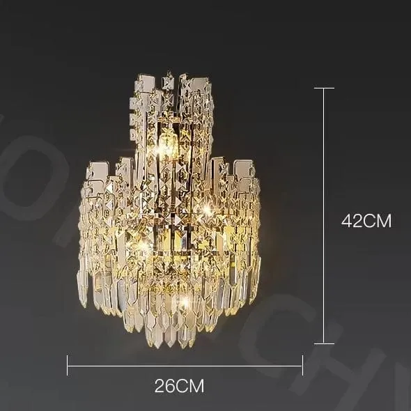 Luminaire mural en cristal