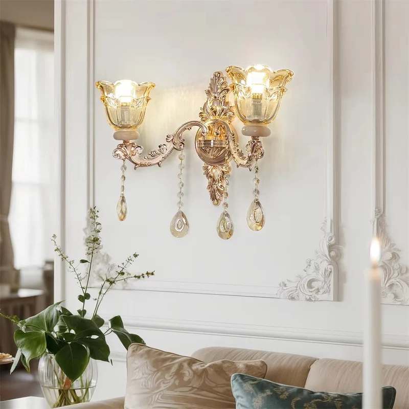Applique en chandelier cristal