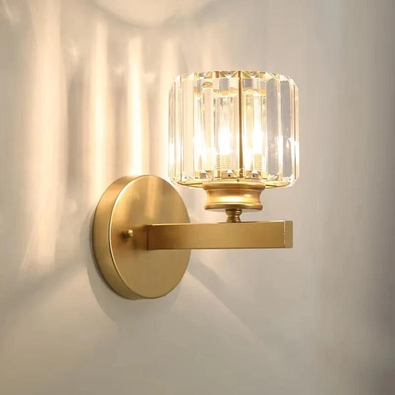 Applique en verre pour lit