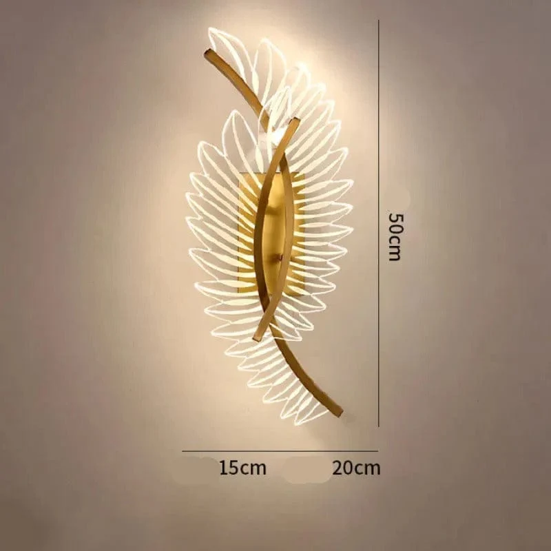 Applique en plumes