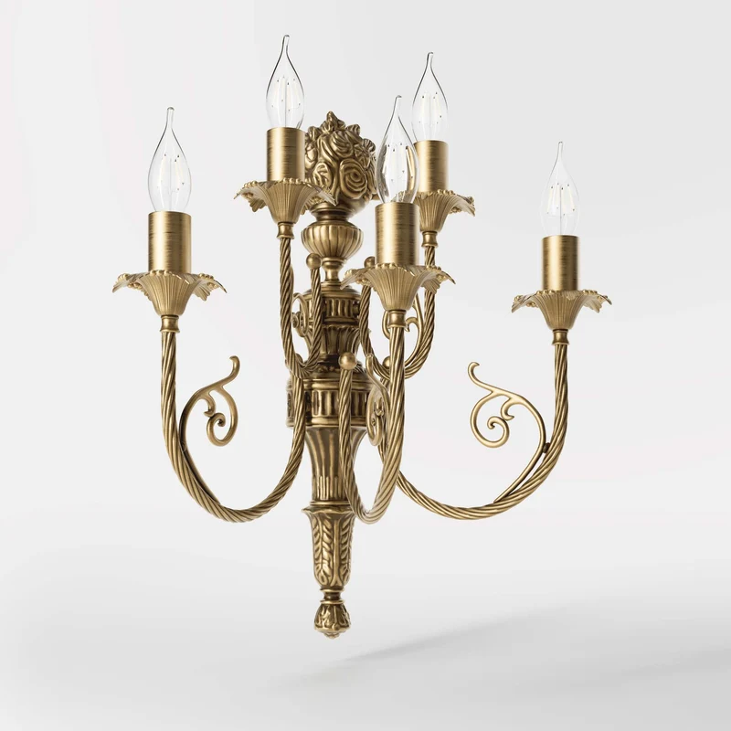 Set de luminaires en laiton fabriqués en Italie