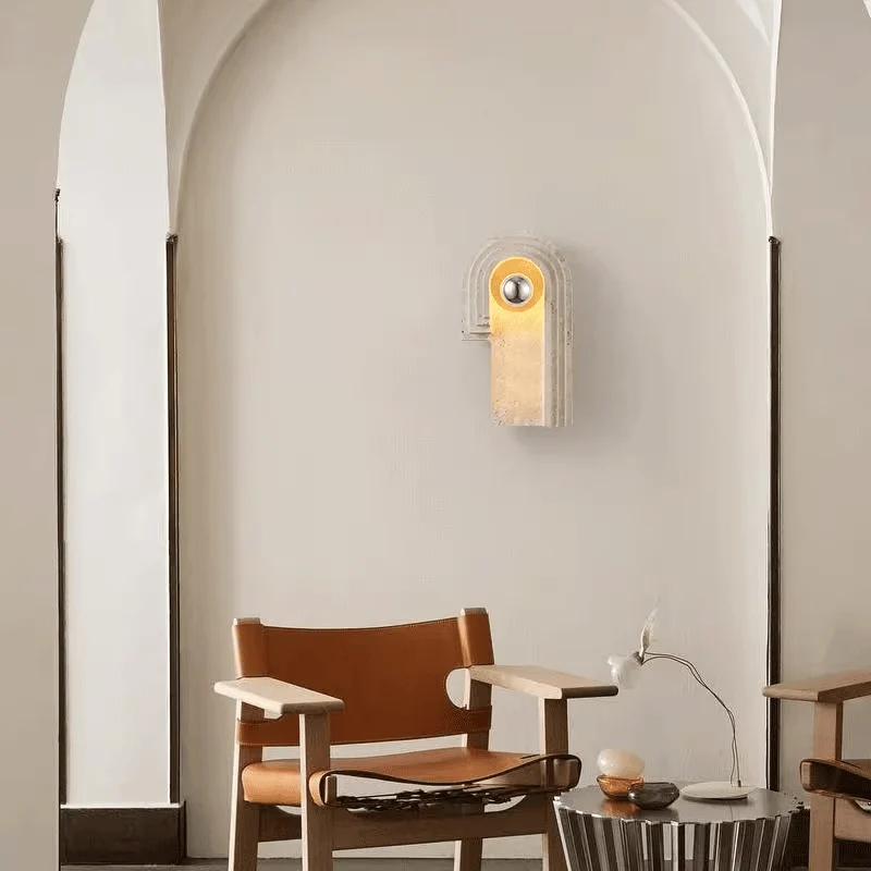 Applique LED en Pierre Naturelle