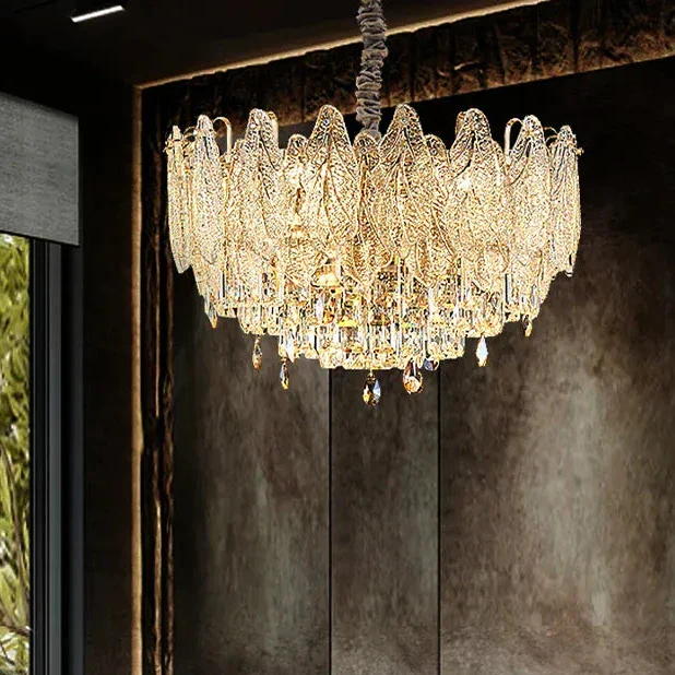 Lustre Suspension Verre Design
