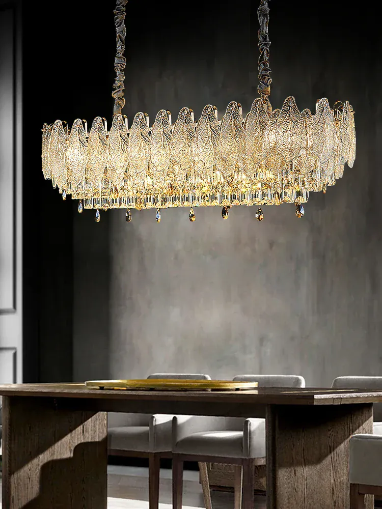 Lustre Suspension Verre Design