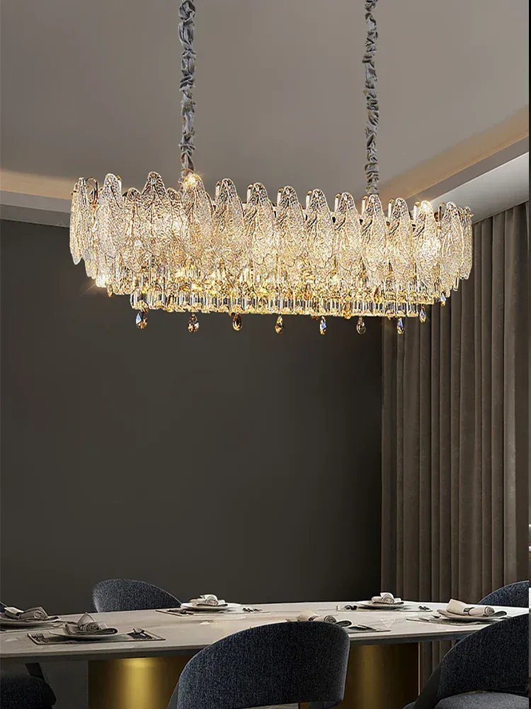 Lustre Suspension Verre Design