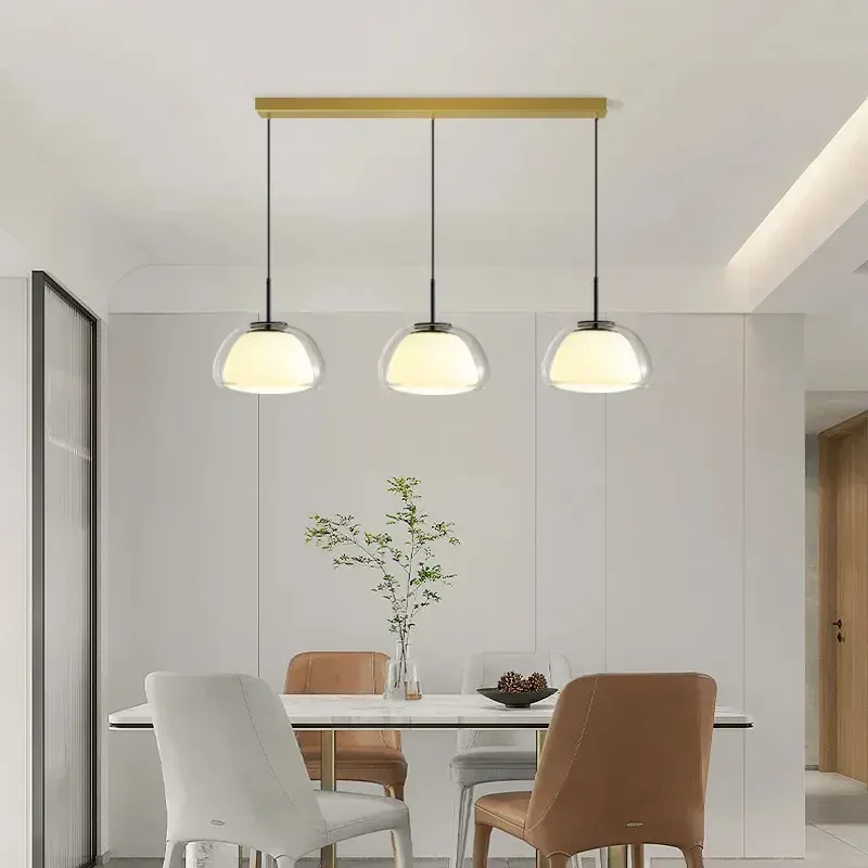 Luminaire Suspension Triple Crème