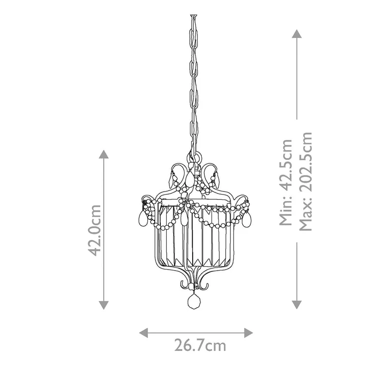 Petite Suspension Cristal
