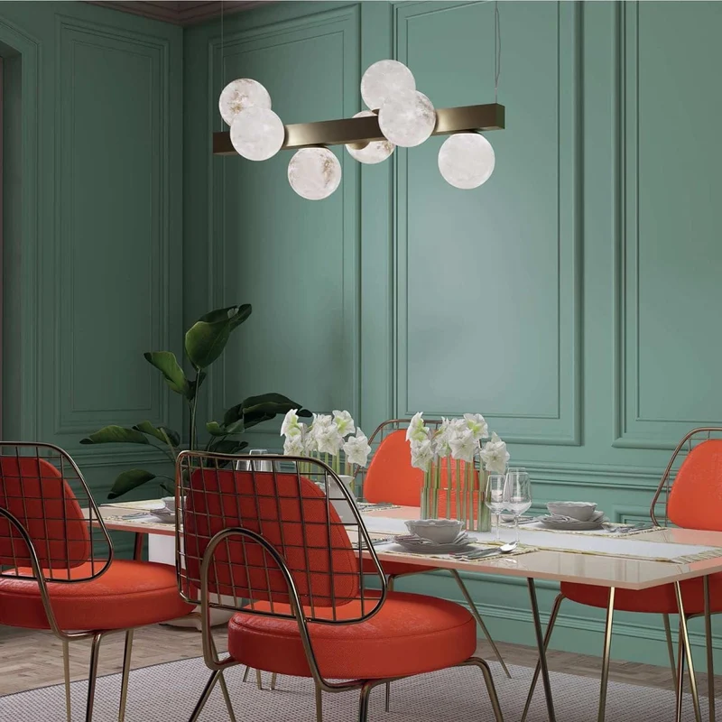 Suspension globes design salle a manger