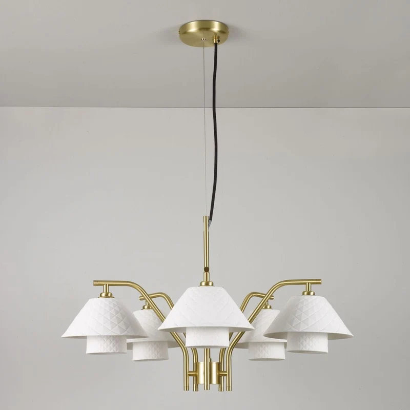 Chandelier Cuisine Laiton