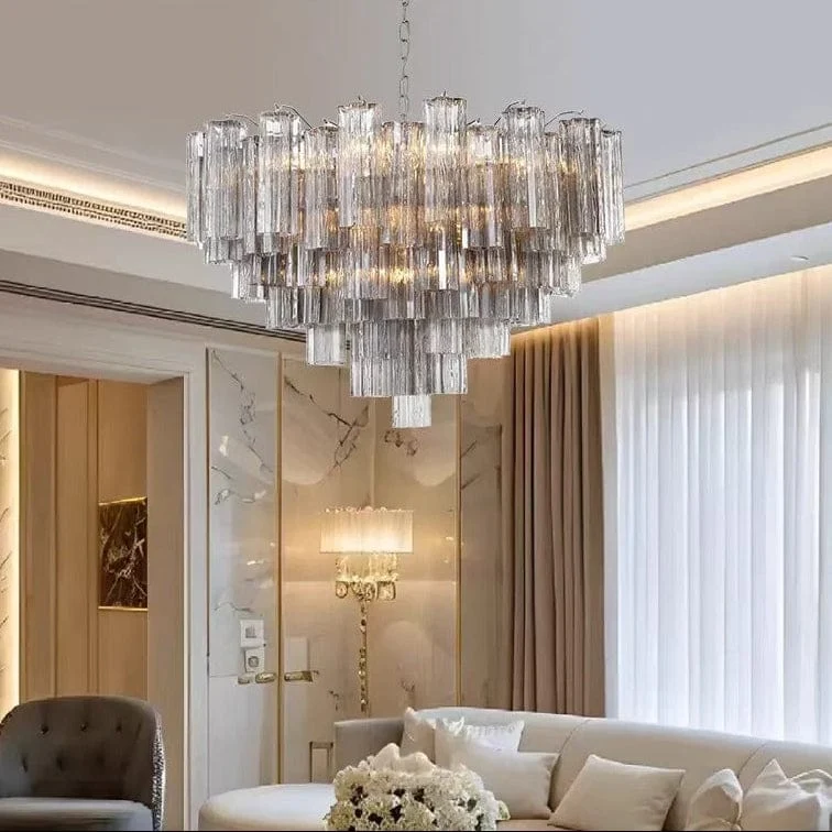 Lustre Design en Verre pour Salon
