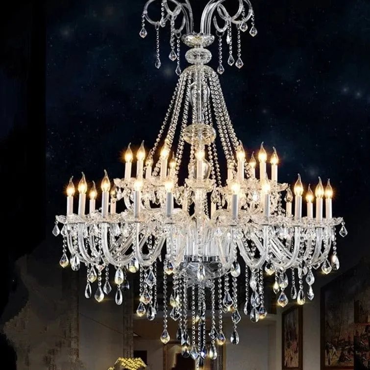 Grand Lustre Chic Cristal Baroque