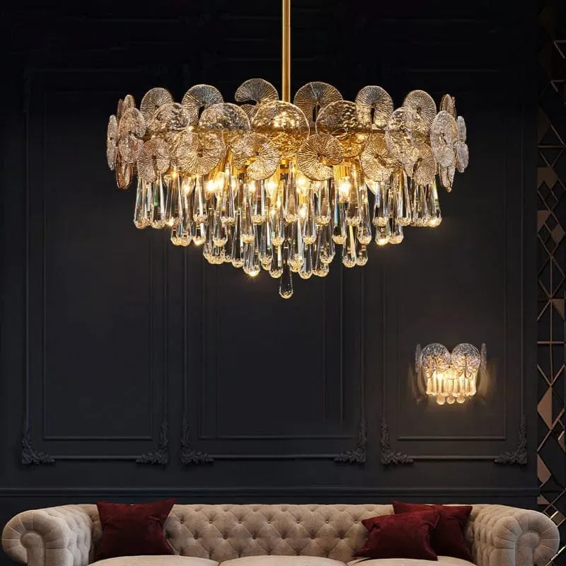 Lustre de cristal de 1m