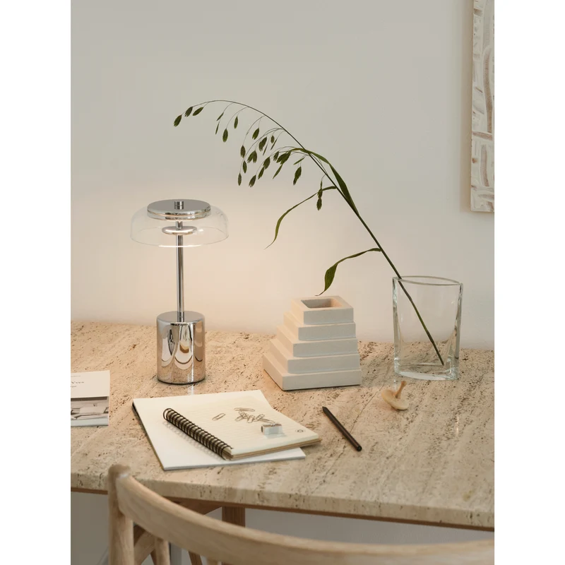 BLOSSI MINI PORTABLE NORDIC KROM/KLAR LED