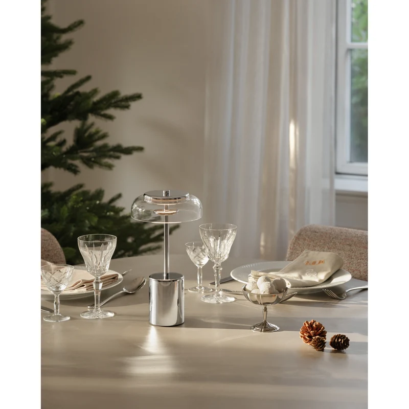 BLOSSI MINI PORTABLE NORDIC KROM/KLAR LED