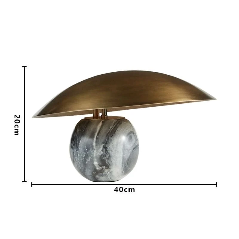 Petite lampe de table LED en coque