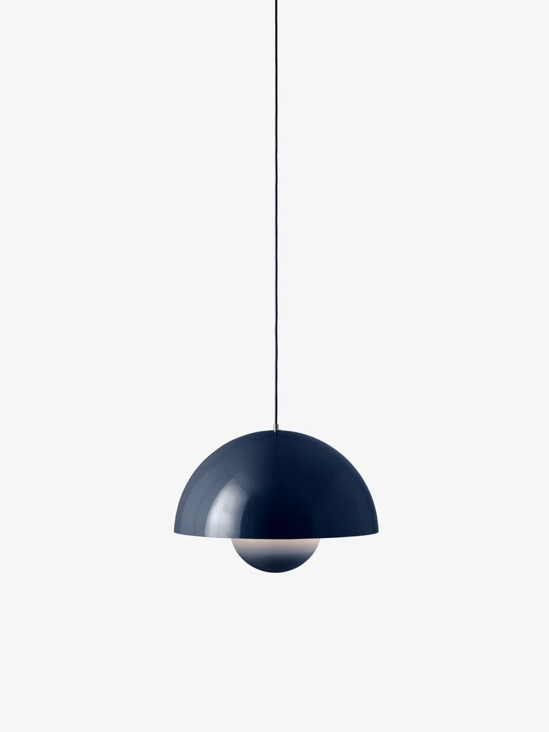 FLOWERPOT VP2 - PENDEL - STEEL BLUE