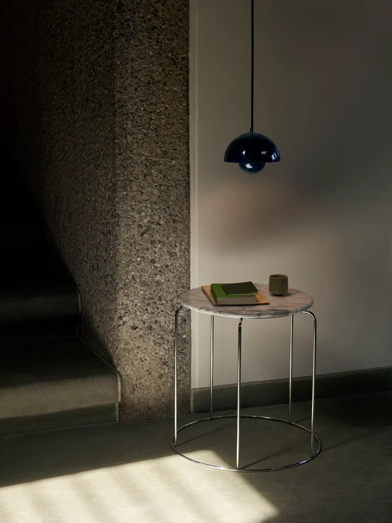 FLOWERPOT VP10 - PENDEL Ø16 - STEEL BLUE