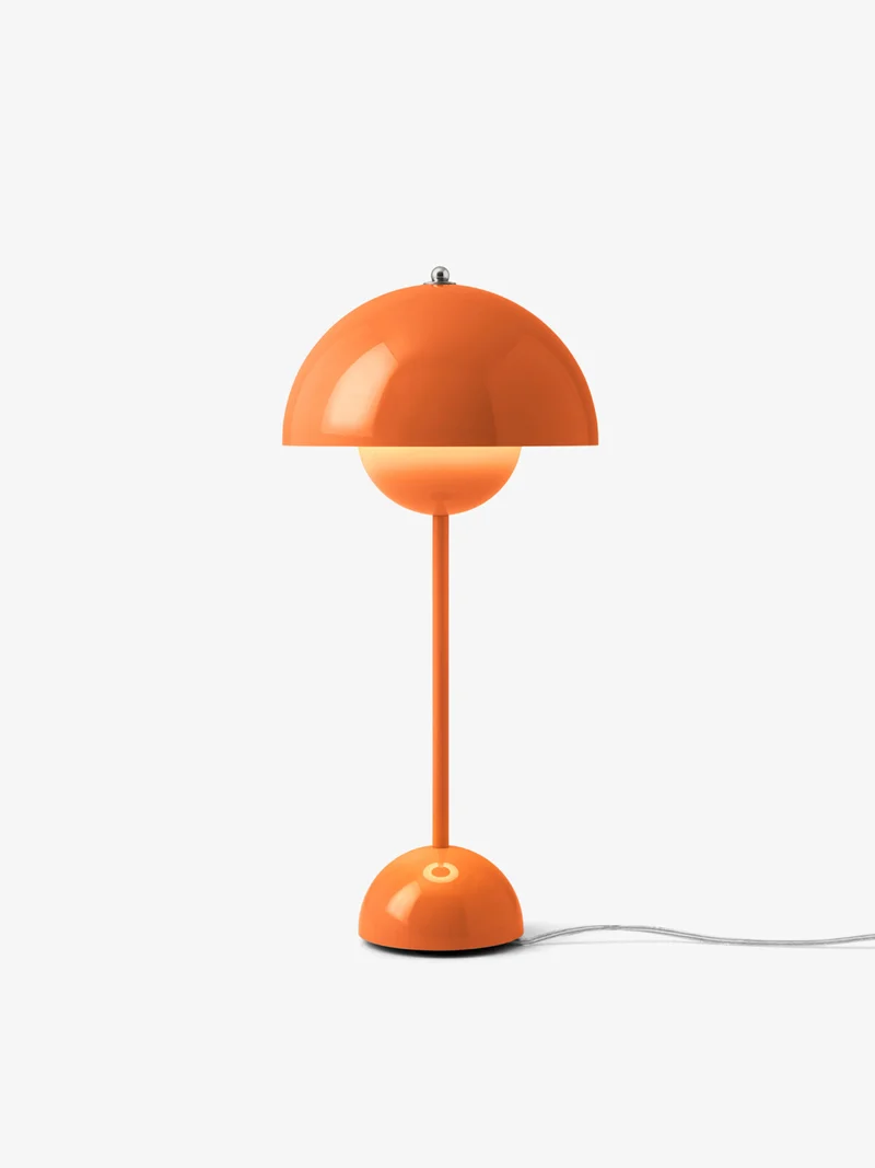 FLOWERPOT VP3 - BORDLAMPE - ZESTY ORANGE