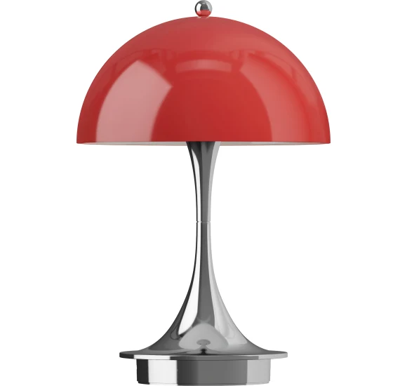 PANTHELLA 160 - PORTABLE Bordlampe ORIGINAL - OPAL RED