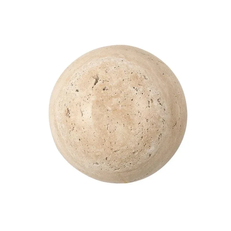 Travertine Limestone Wall Light – Natural Yellow Cave Stone LED Wall Lamp for Corridor, Staircase & Bedside