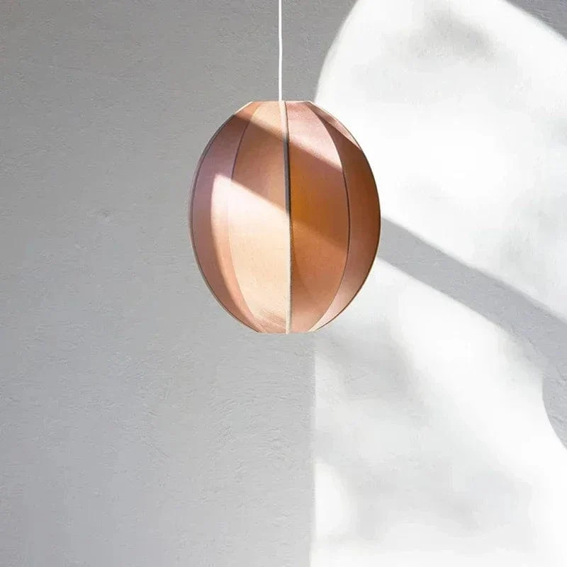 Suspension LED Médiévale Nordique – Lampe Zen en Soie pour Salon, Chambre & Décoration Maison