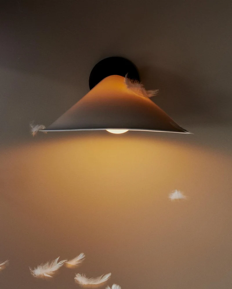 DCWéditions Plume Væglampe - Sort / Polycarbonat