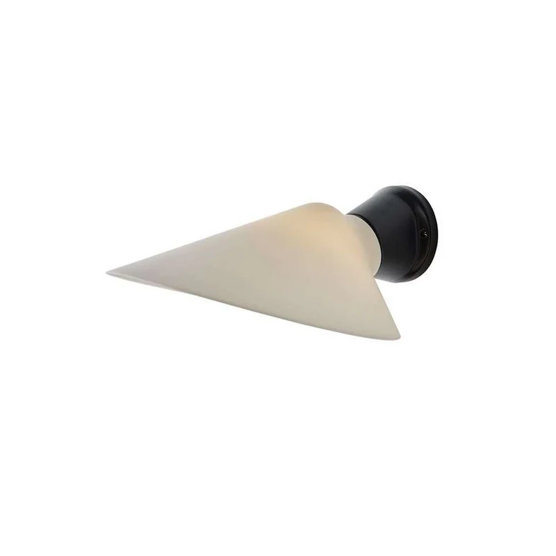 DCWéditions Plume CA Væglampe - Sort / Porcelæn