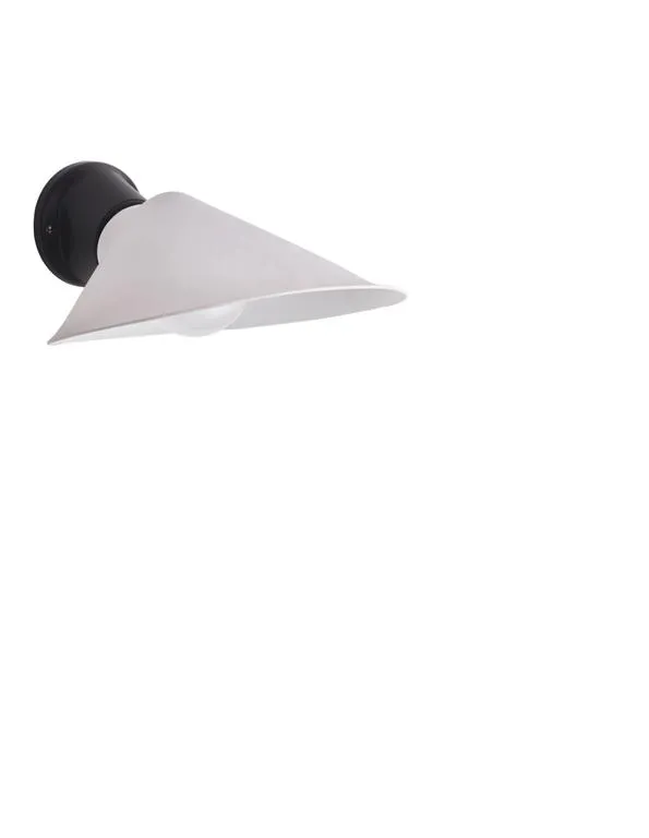 DCWéditions Plume Væglampe - Sort / Porcelæn