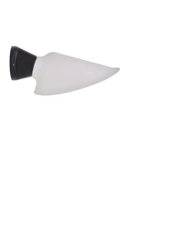 DCWéditions Plume Væglampe - Sort / Porcelæn