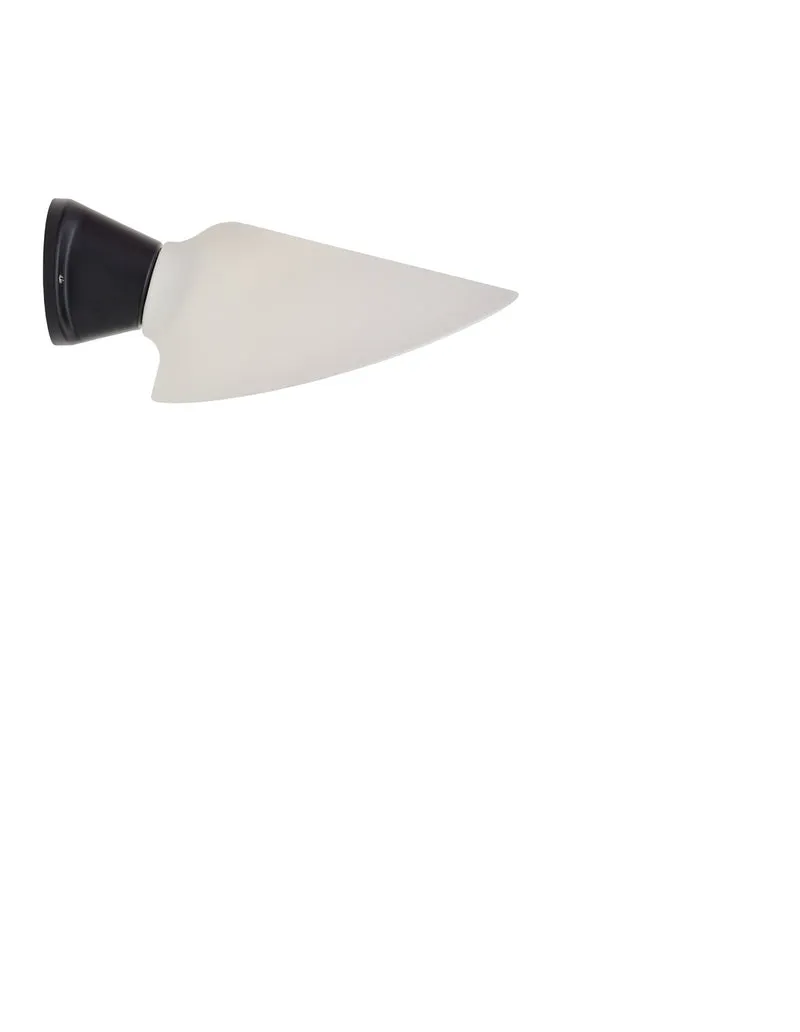 DCWéditions Plume Væglampe - Sort / Polycarbonat
