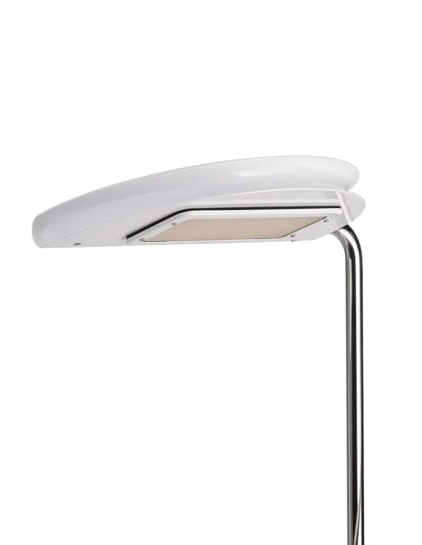 DCWéditions Mezzaluna Gulvlampe - White Marble / White