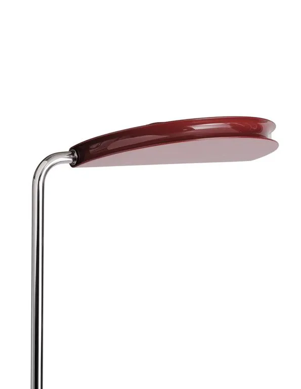 DCWéditions Mezzaluna Gulvlampe - White Marble / Red