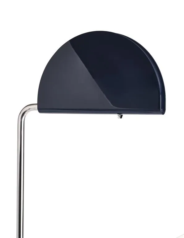 DCWéditions Mezzaluna Gulvlampe - White Marble / Blue