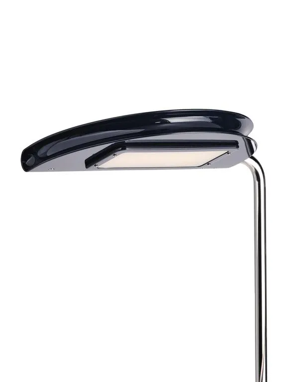 DCWéditions Mezzaluna Gulvlampe - White Marble / Blue