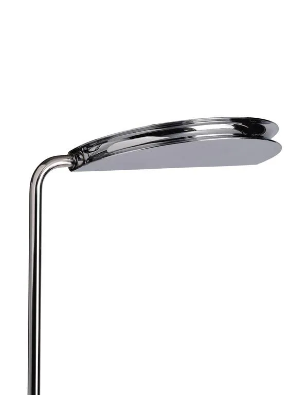 DCWéditions Mezzaluna Gulvlampe - White Marble / Chrome