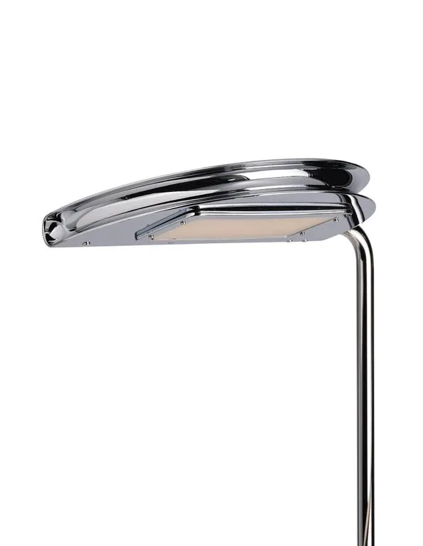 DCWéditions Mezzaluna Gulvlampe - White Marble / Chrome