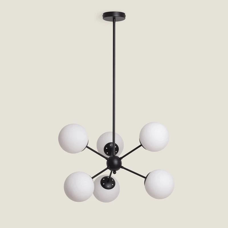 Plafonnier Salon 6 Ampoules
