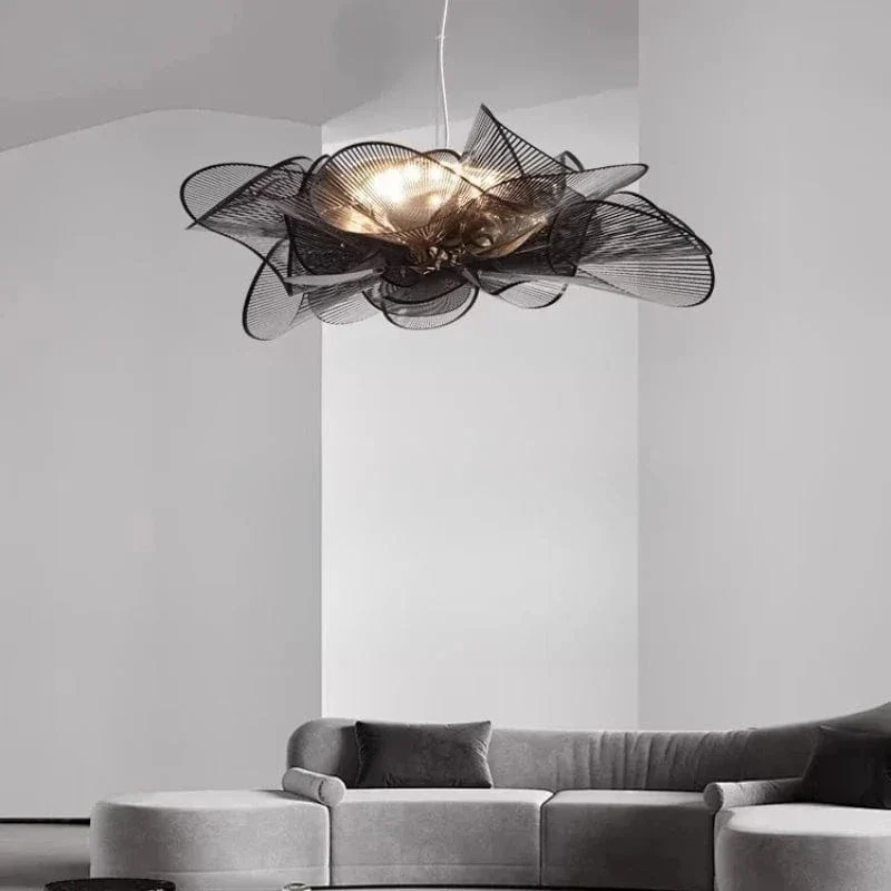Nordic Classic Ceiling Lamp – Modern PVC LED Pendant Light for Bedroom & Dining Room
