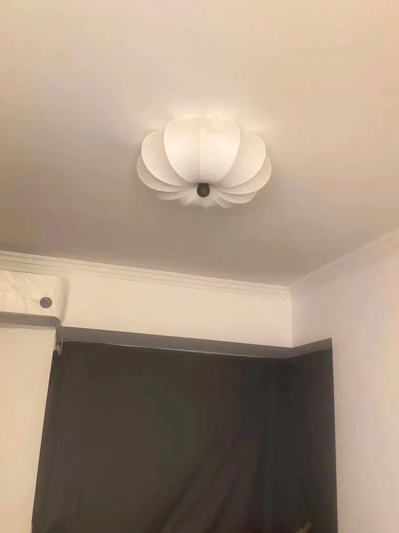 Plafonnier Blanc Nordique pour Salon